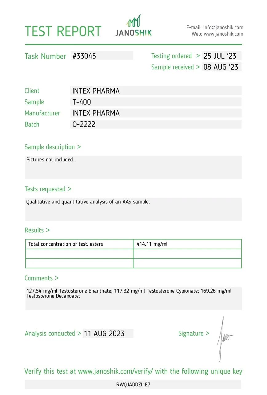 Intex Pharma T400 - Image 4